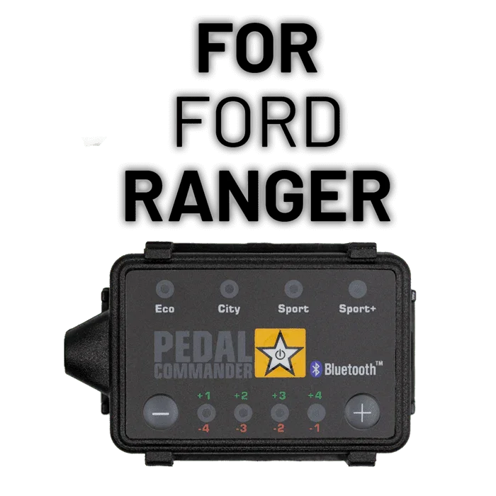 Pedal Commander throttle controller for Ford Ranger with eco, city, sport, sport plus modes