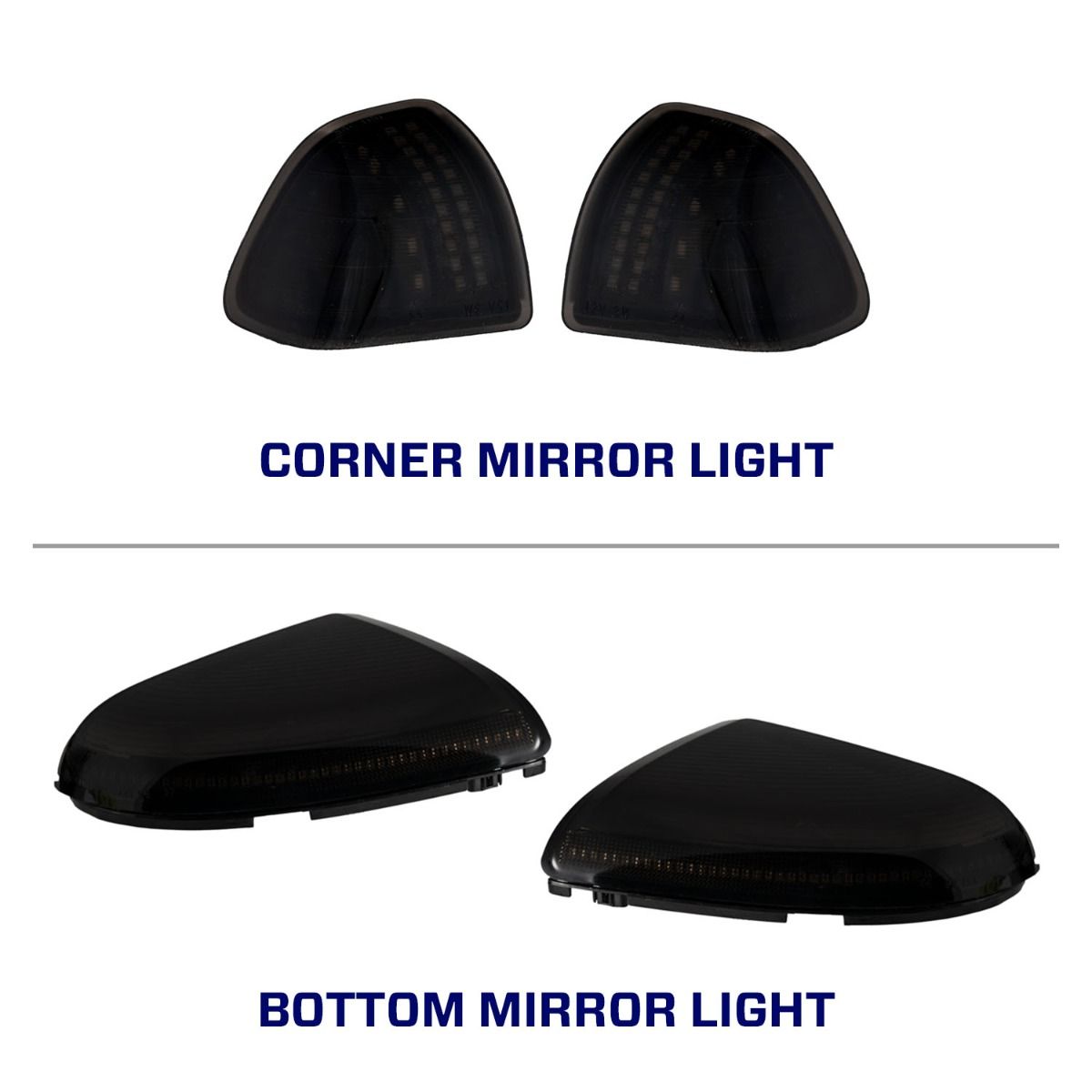 FORM Lighting 2009-2018 Ram 1500/2500/3500 & 2021-2024 Ram 1500 Classic LED Mirror Lights (pair)