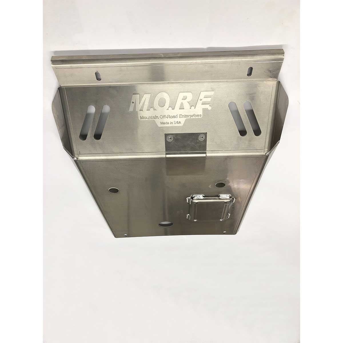 Aluminum front skid plate for Toyota 4Runner Gen 5, heavy-duty off-road protection
