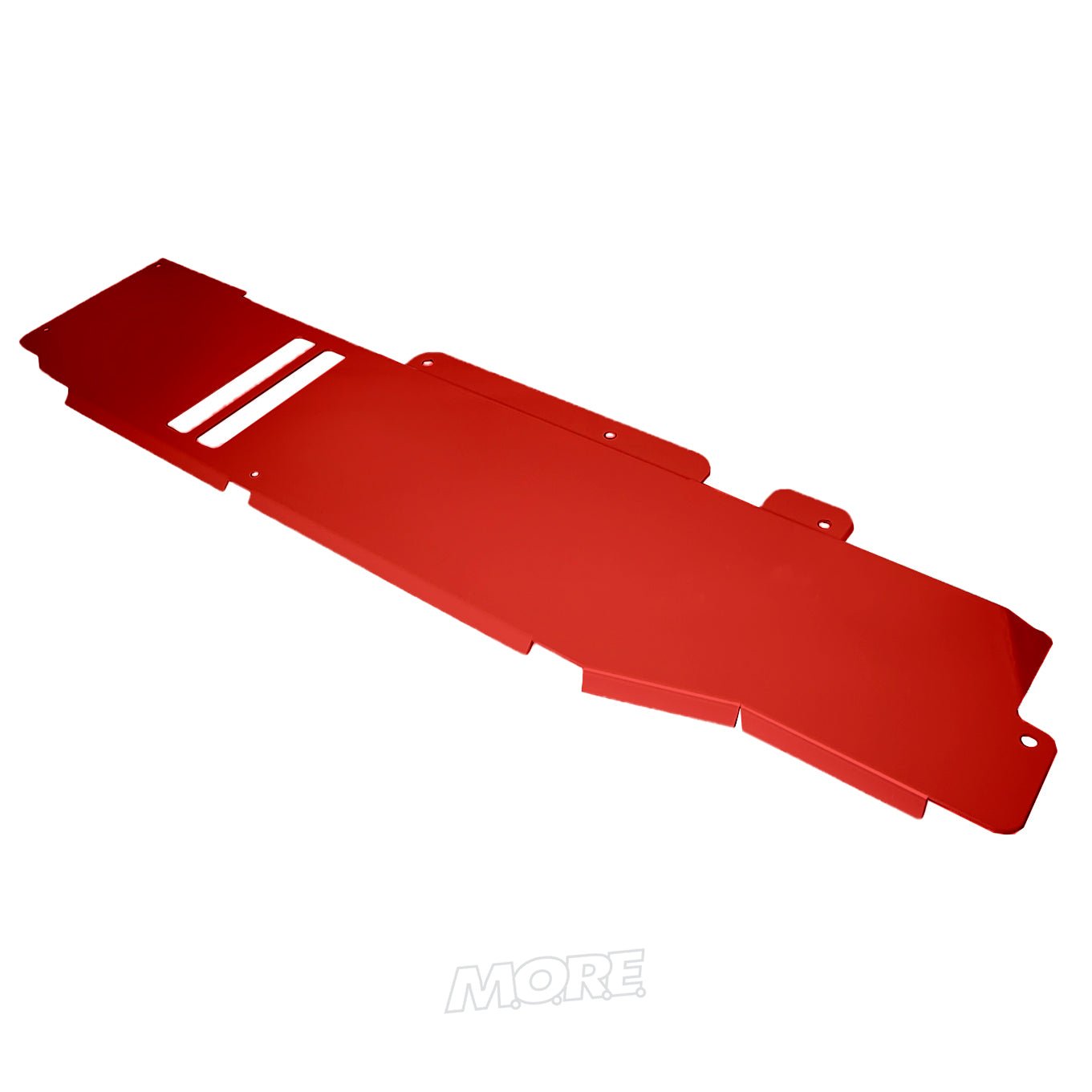Red gas tank skid plate for Jeep Gladiator JT 2020, durable off-road protection accessory
