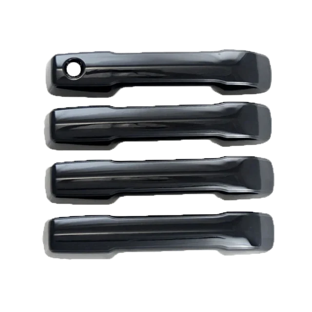 2022-2026 Toyota Tundra Exterior Door Handle Overlays - Chrome Delete Kit