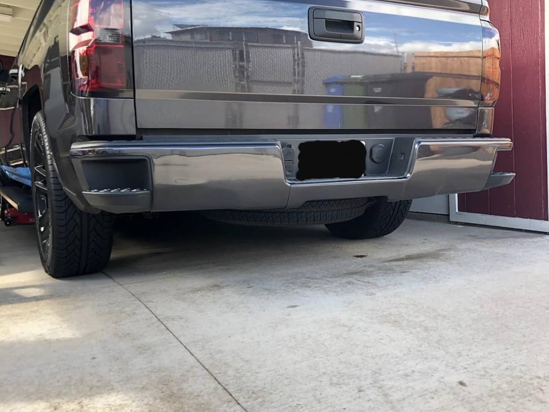 2014-2018 GMC Sierra, '14-'18 Chevy Silverado 1500 & '15-'23 Silverado 2500 Rear Bumper Overlays