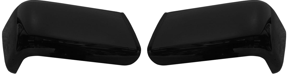 Gloss black rear bumper cover for 2007-2013 Chevy Silverado/GMC Sierra, no parking sensor cutouts.