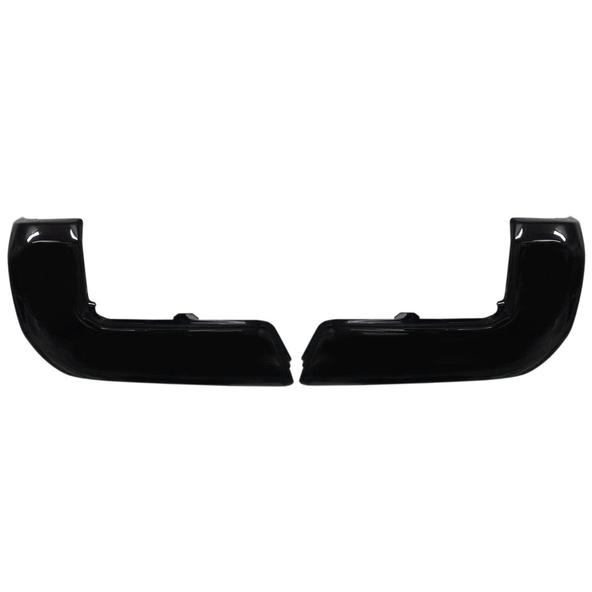 Gloss black rear bumper cover for 2016-2023 Toyota Tacoma, no parking sensor holes