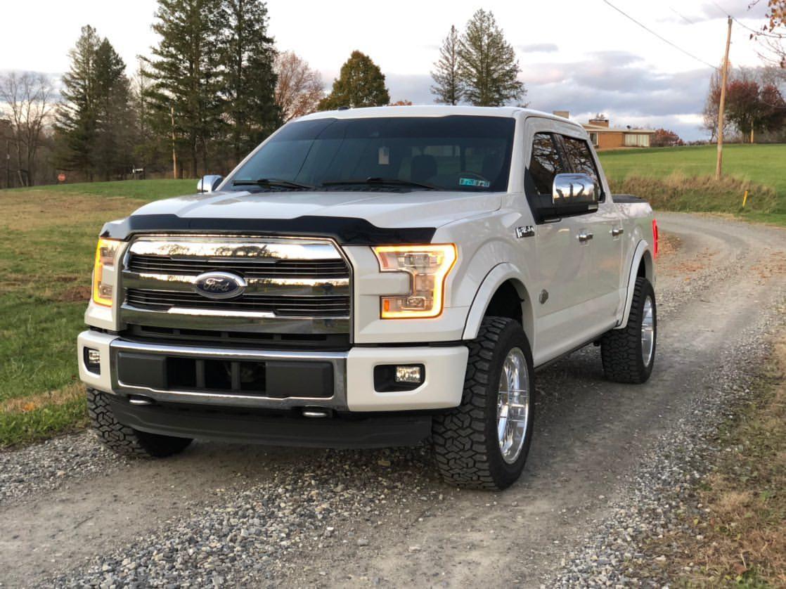 2015-2017 F-150 Front BumperShellz (Side Covers ONLY) - Chrome Delete Bumper Caps