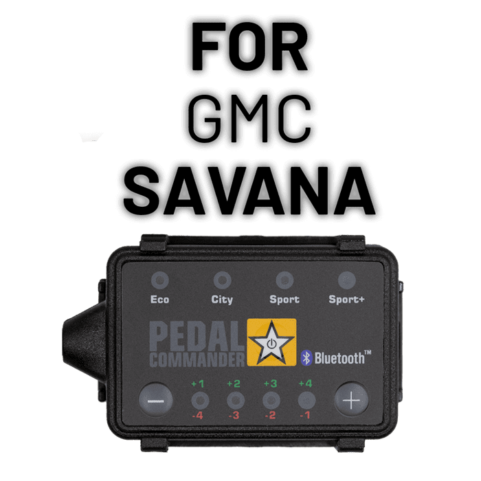 Pedal Commander throttle response controller for GMC Savana