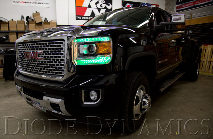 Diode Dynamics multicolor DRL LED boards for 2014-2015 GMC Sierra