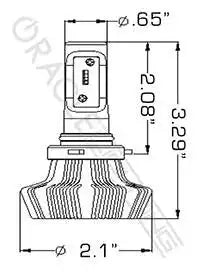 ORACLE Lighting 2005-2011 Toyota Tacoma H10 - 4,000+ Lumen Conversion Kit (Fog Light)