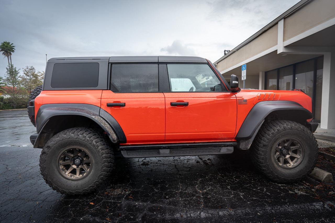 Hardtop Side Window Blackout Overlays - 2021+ Bronco 4 Door