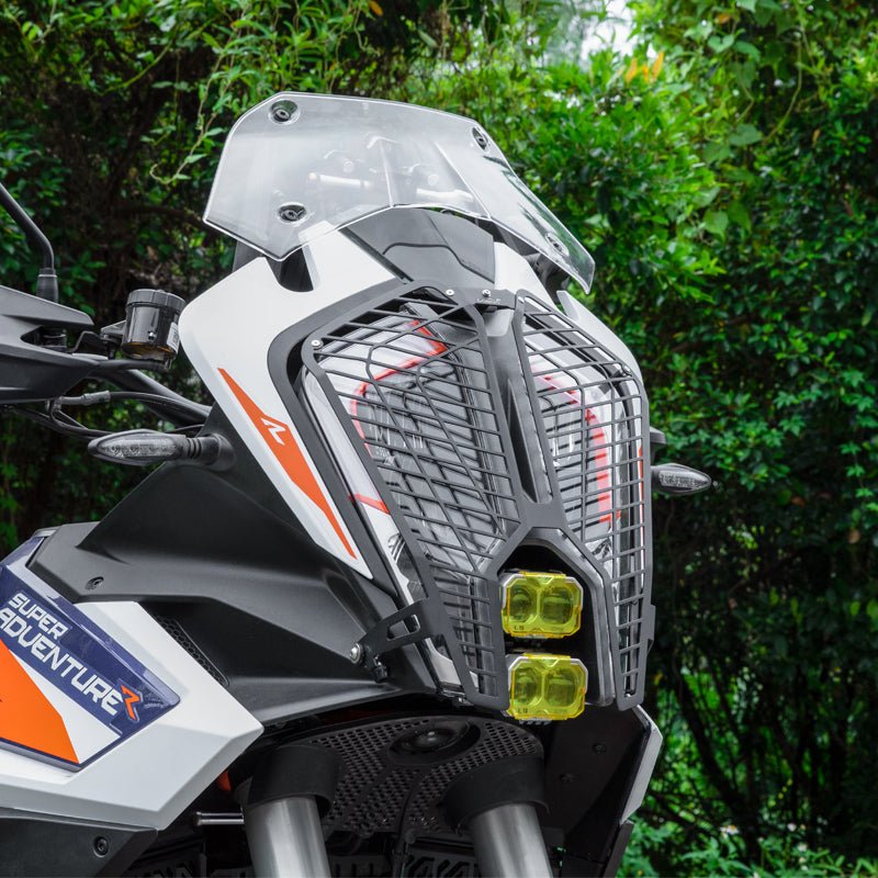 LOBOO Headlight Protective Cover for KTM 1290 Super Adventure S/R (2022-on) — Easy Installation, No Modification Required