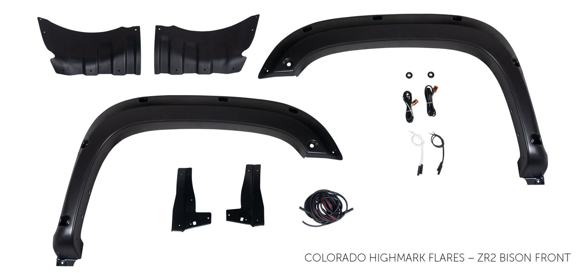 AEV HighMark Fender Flares for 2017-2022 Colorado ZR2 & ZR2 Bison