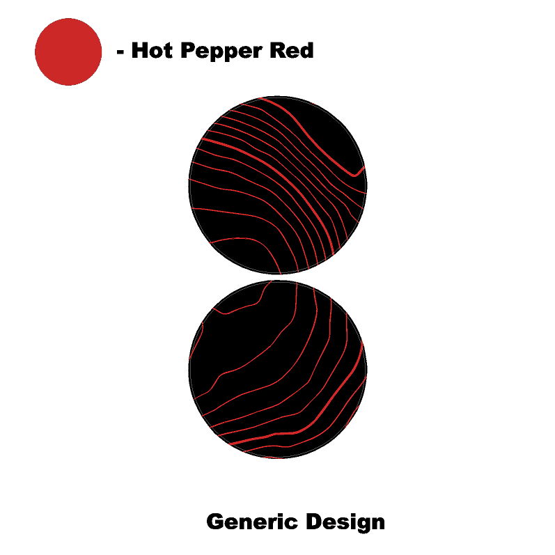 Topo Cup Holder Inserts (Printed Series + Acrylic) - 2021+ Bronco