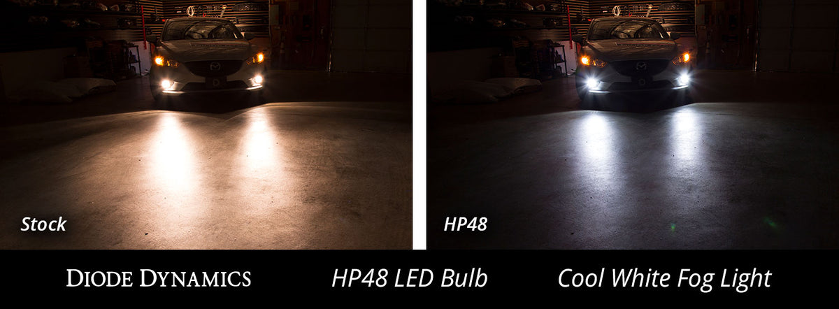 Diode Dynamics HP48 5202/PSX24W LED fog bulbs for trucks and SUVs