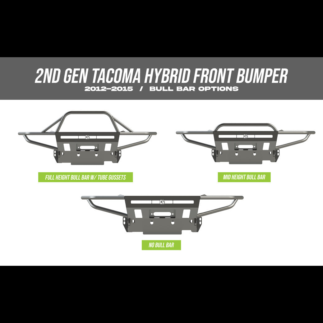 C4 Fabrication Tacoma Hybrid Front Bumper / 2nd Gen / 2012-2015