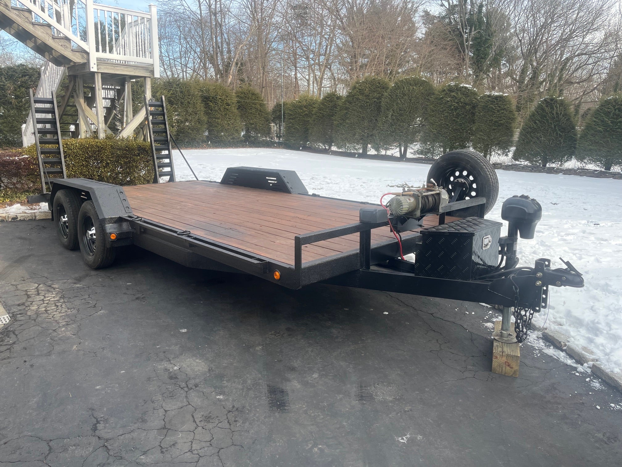 Heavy Duty Weld on DIY Drive Over Trailer Fender Kit Bare Steel - Pair