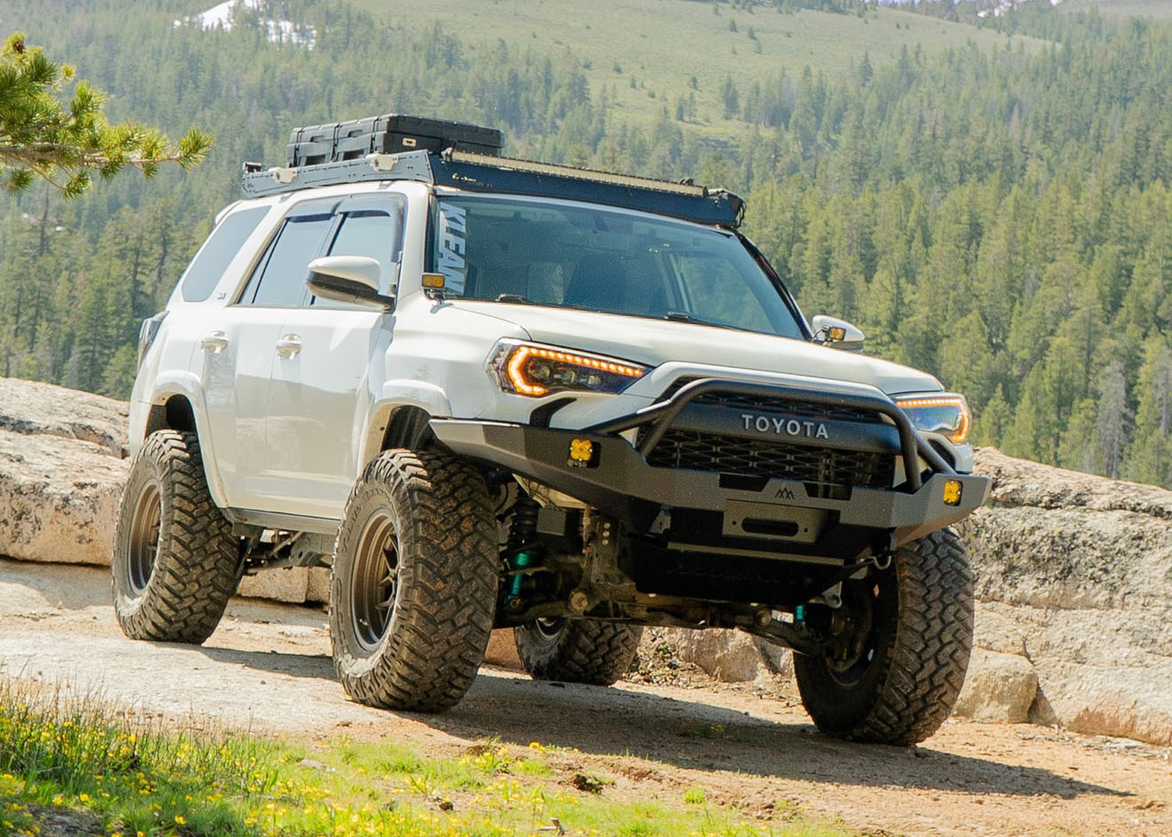Backwoods Toyota 4Runner 5th Gen (2010-2024) Hi-Lite Overland Front Bumper [PreRunner Bull Bar]