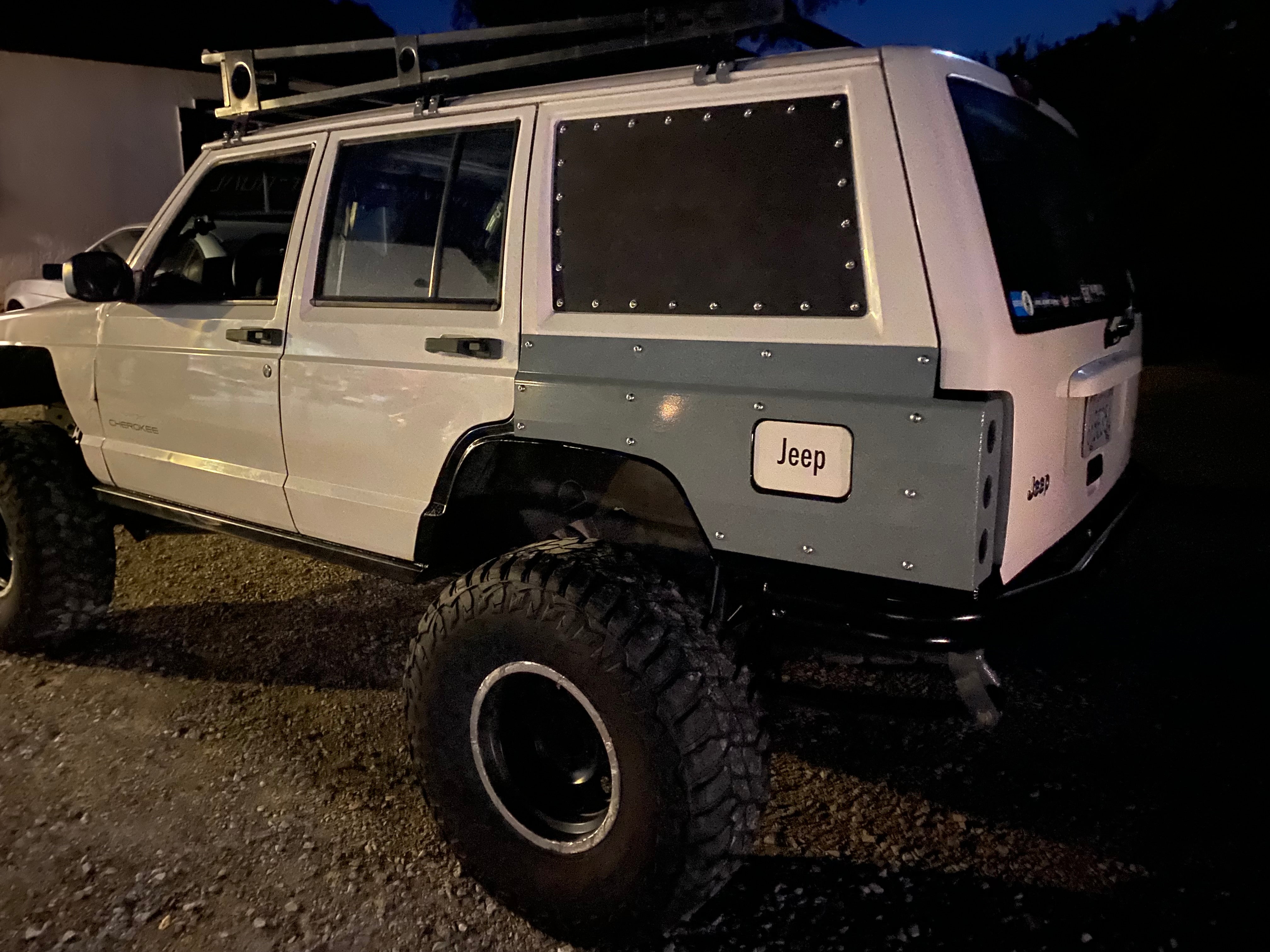 Gatekeeper 1984-2001 Jeep Cherokee XJ Molle Panel Rear Window Replacement Kit