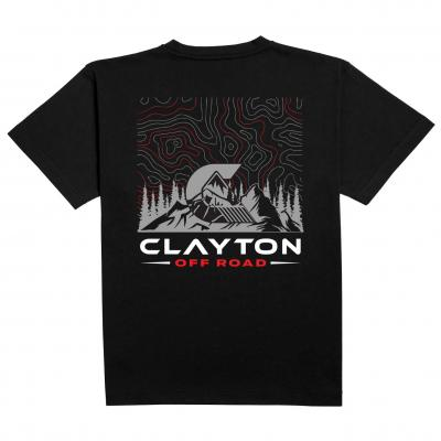 Clayton Off Road black Overland t-shirt, universal fit