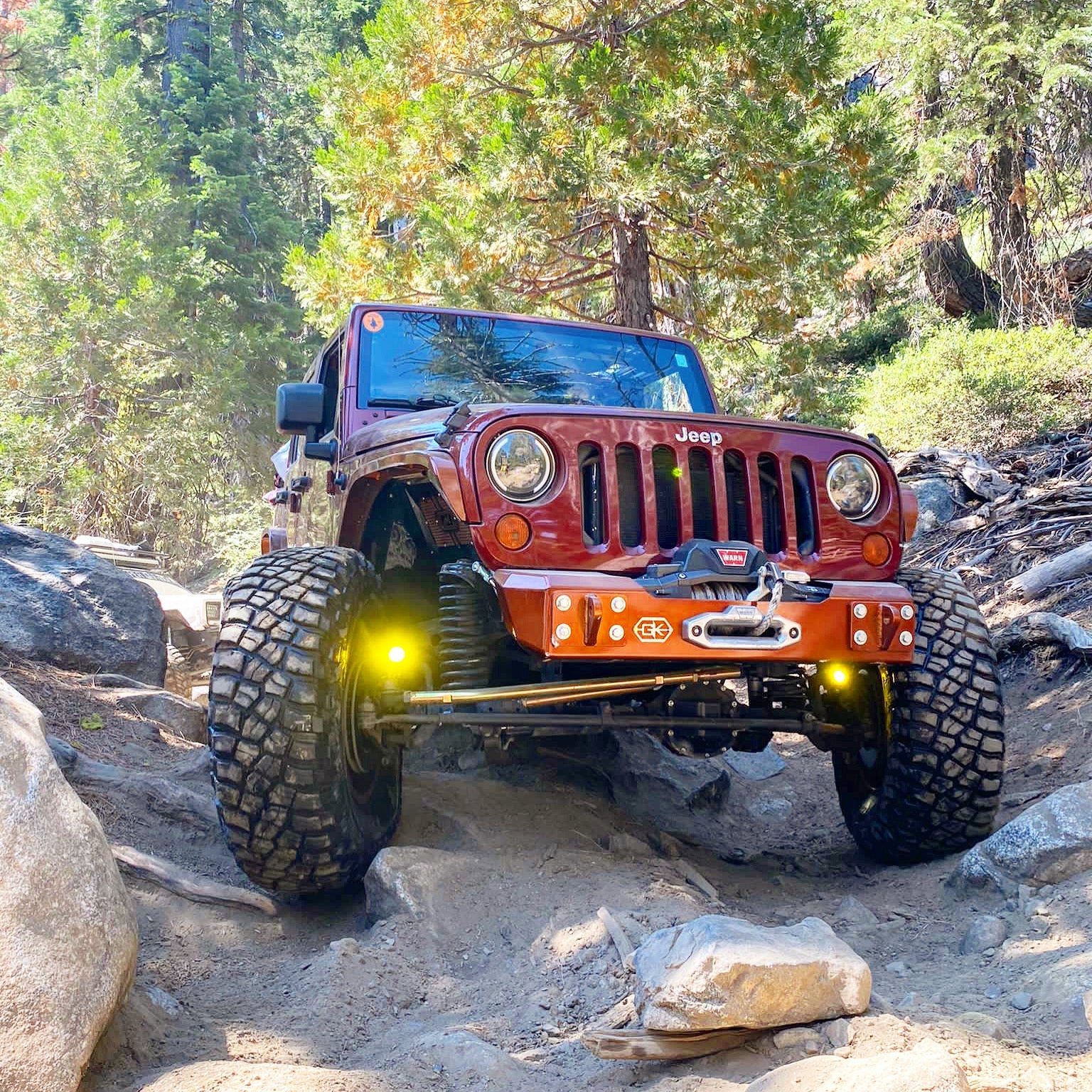 Front Gauntlet Series Stubby Bumper for Jeep JK Wrangler