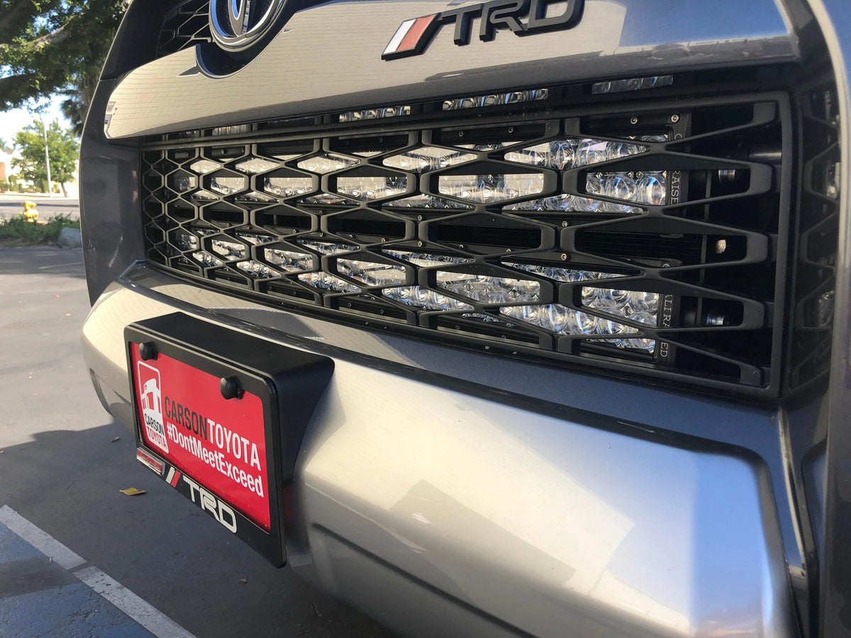 Cali Raised LED 32 inch hidden grille light bar kit for 2014-2024 Toyota 4Runner