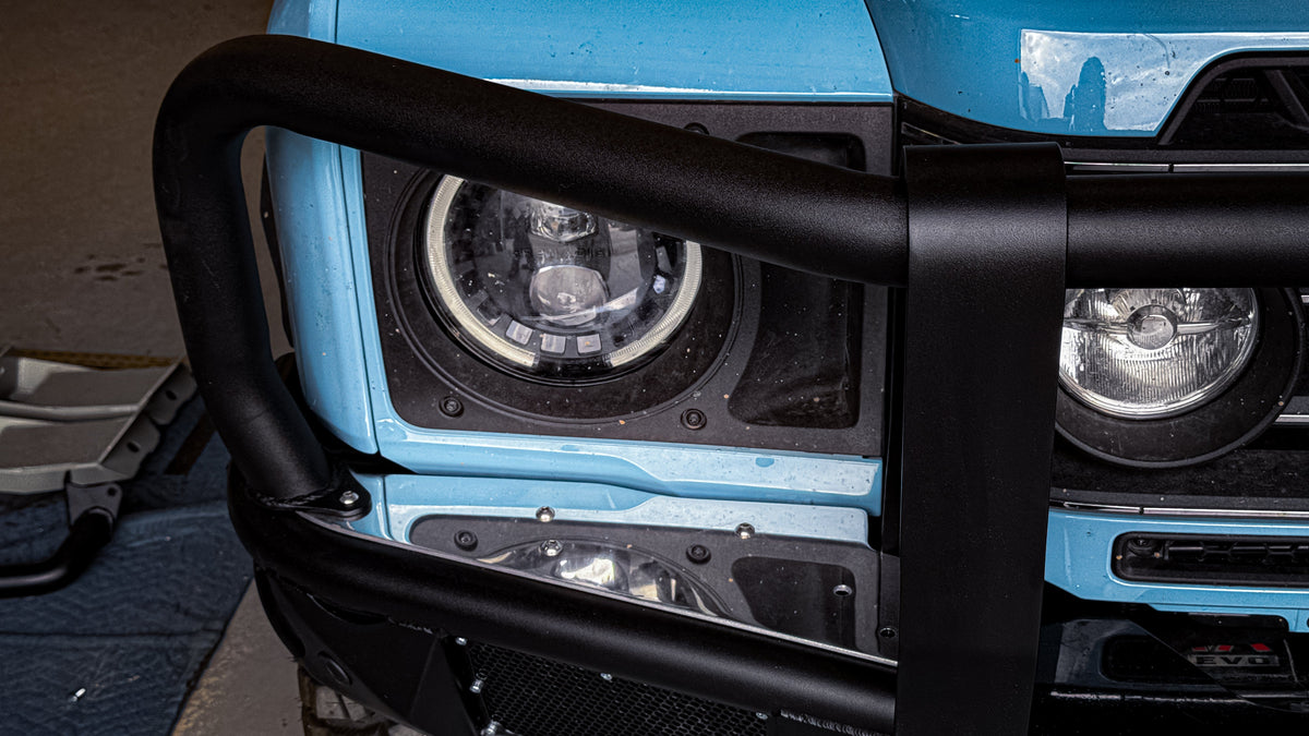 Dirtbox modular winch bumper and bullbar for INEOS Grenadier and Quartermaster