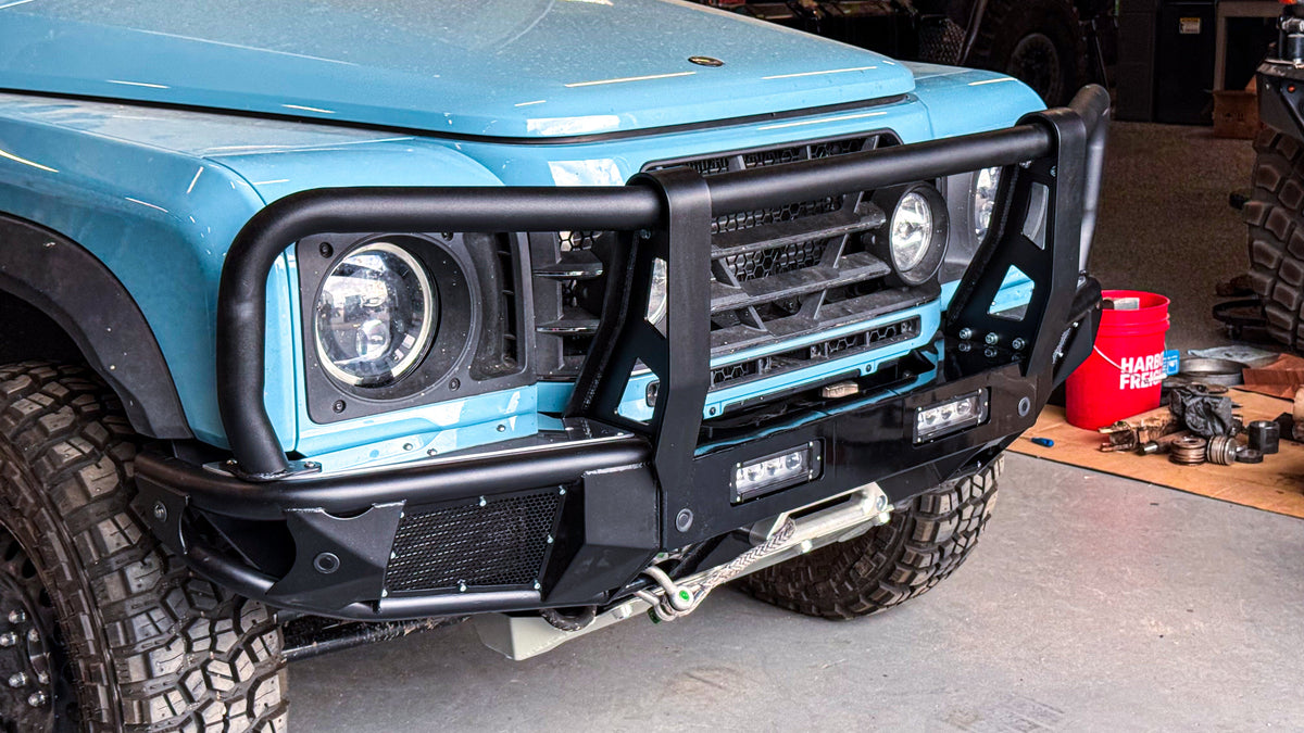 Dirtbox modular winch bumper and bullbar for INEOS Grenadier and Quartermaster