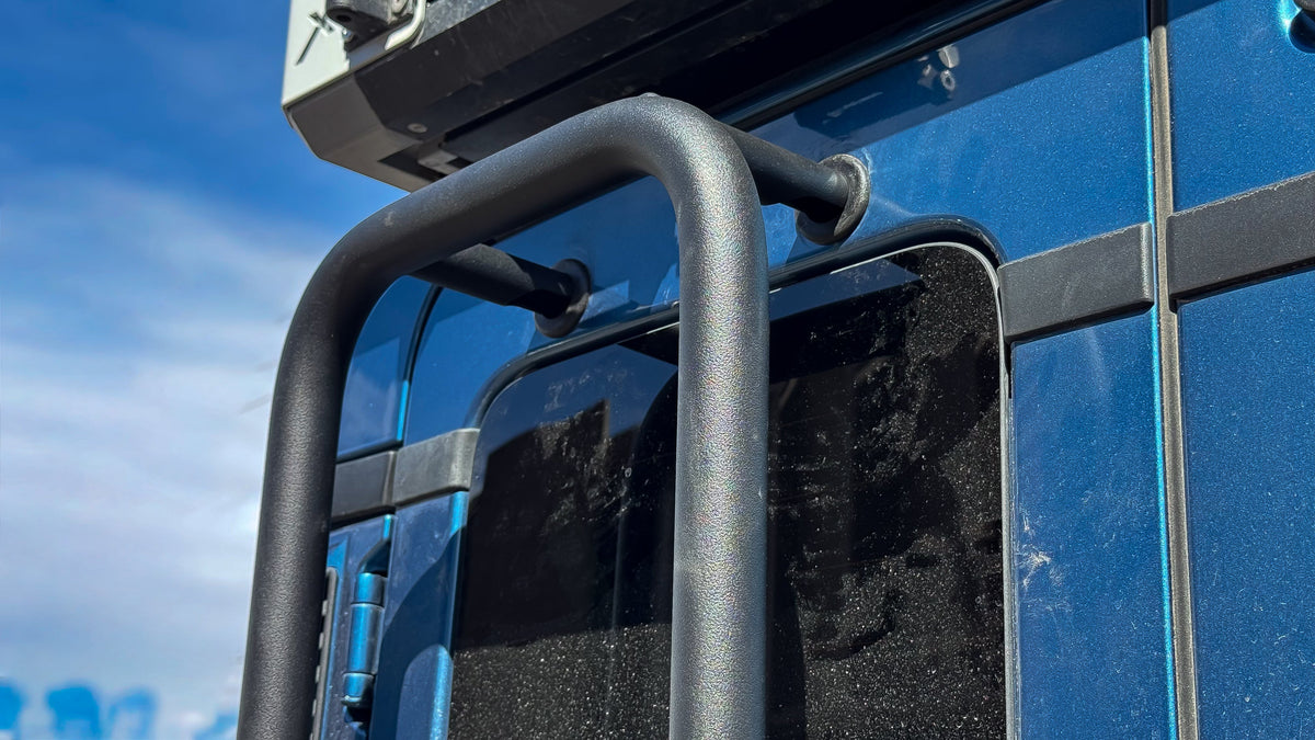 Dirtbox rear ladder with jerry can holder for INEOS Grenadier