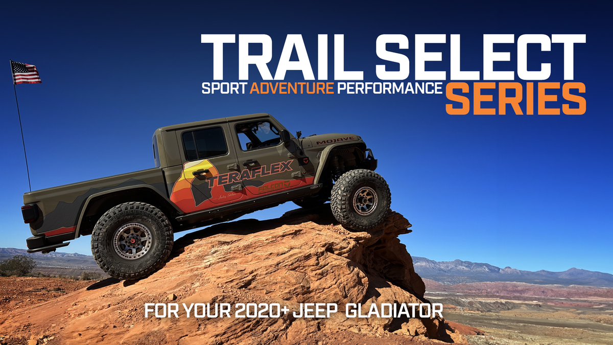 TeraFlex 2.5" Trail Select Sport Kit W/ Falcon 1.1 Shocks JT Gladiator 2020-2026