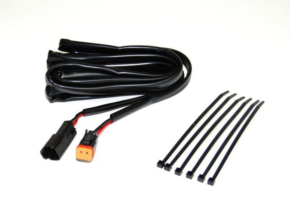 KC HiLiTES 2-Pin Deutsch (DT) Plug-In Wiring Extension