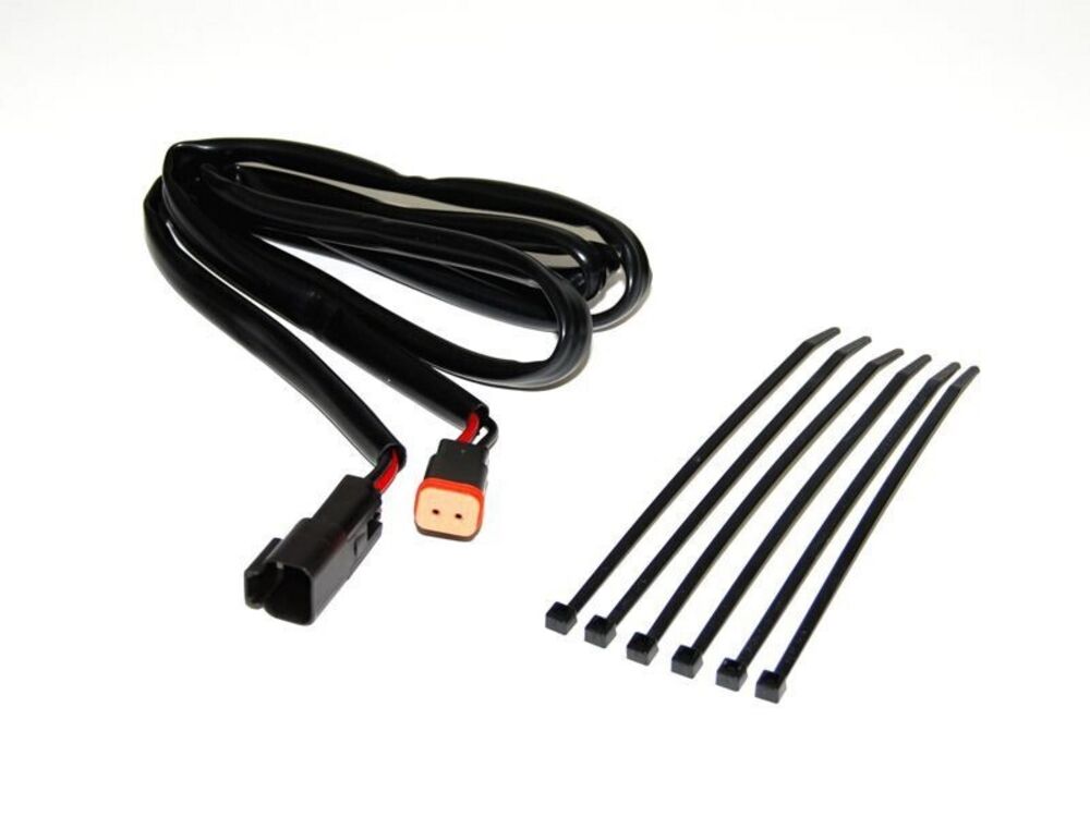 KC HiLiTES 2-Pin Deutsch (DT) Plug-In Wiring Extension