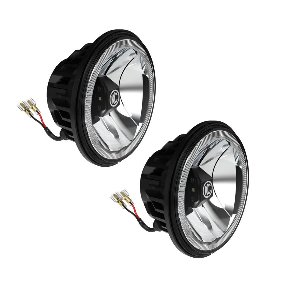 KC HiLiTES Gravity LED G6 Optical Insert Pair Pack System