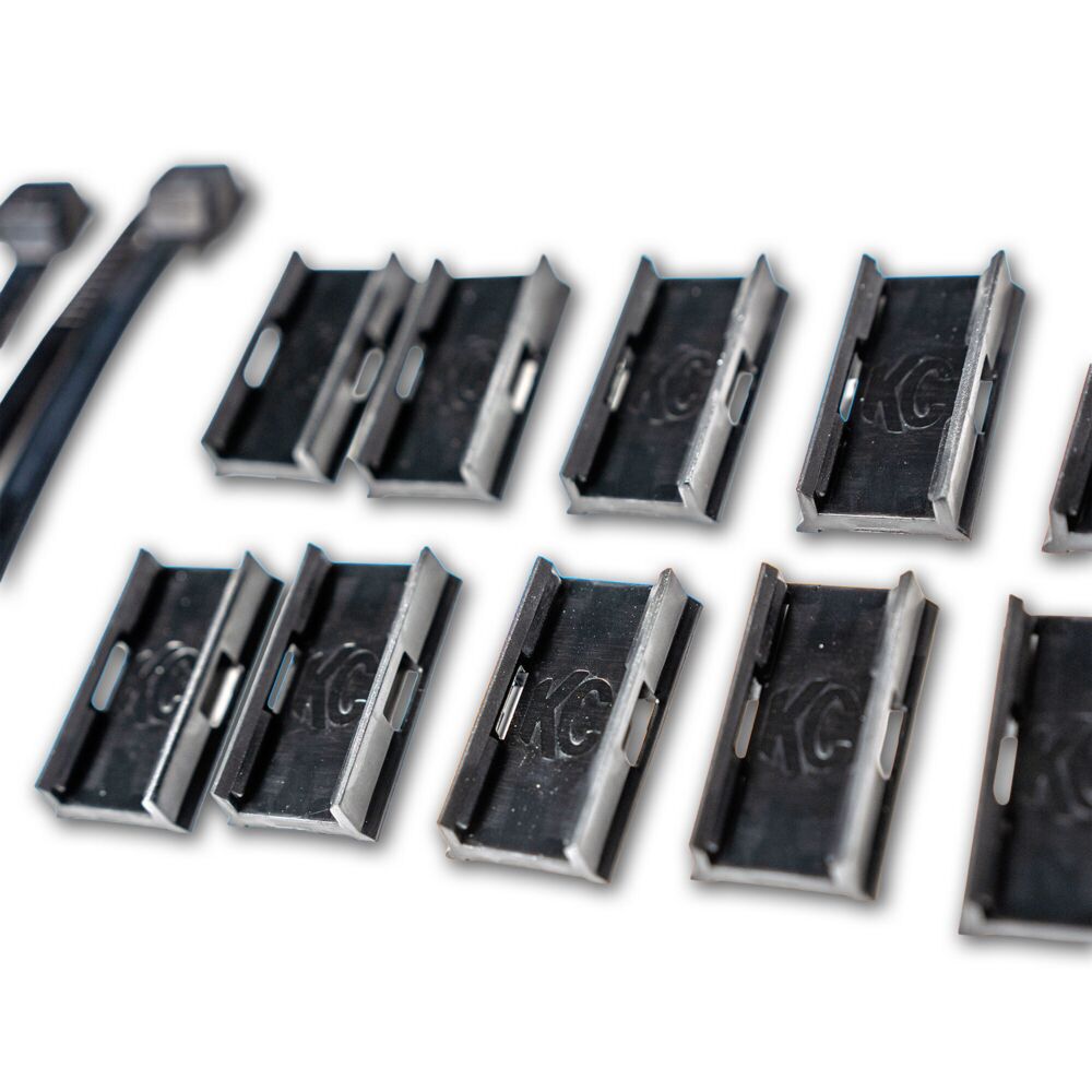 KC HiLiTES KClip Cable Anchors 10-Pack - Wire Hider System
