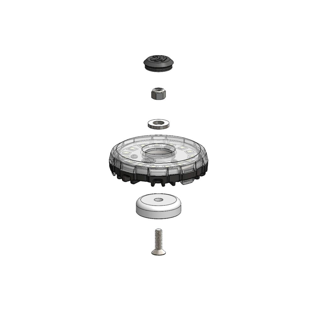 KC HiLiTES Magnet Mount Kit for Cyclone LED V2 Lights - 2 Pack