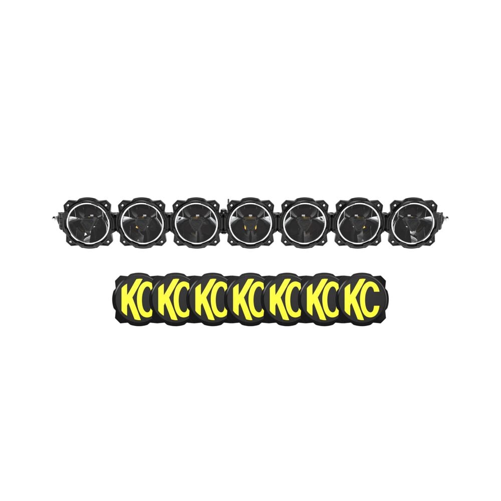 KC HiLiTES Threaded Bumpstop 45" Gravity Titan LED Light Bar - 7-Light