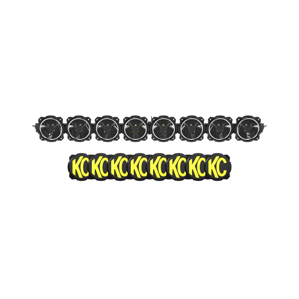 KC HiLiTES Gravity Titan Overhead Light Bar Kit for Jeep Wrangler JL & Gladiator JT 2018-2026
