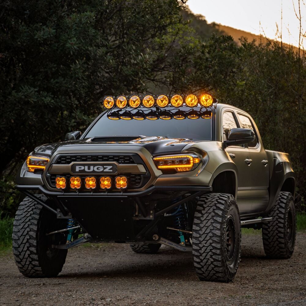 KC HiLiTES Gravity Titan Overhead Light Bar Kit for 2005-2023 Toyota Tacoma