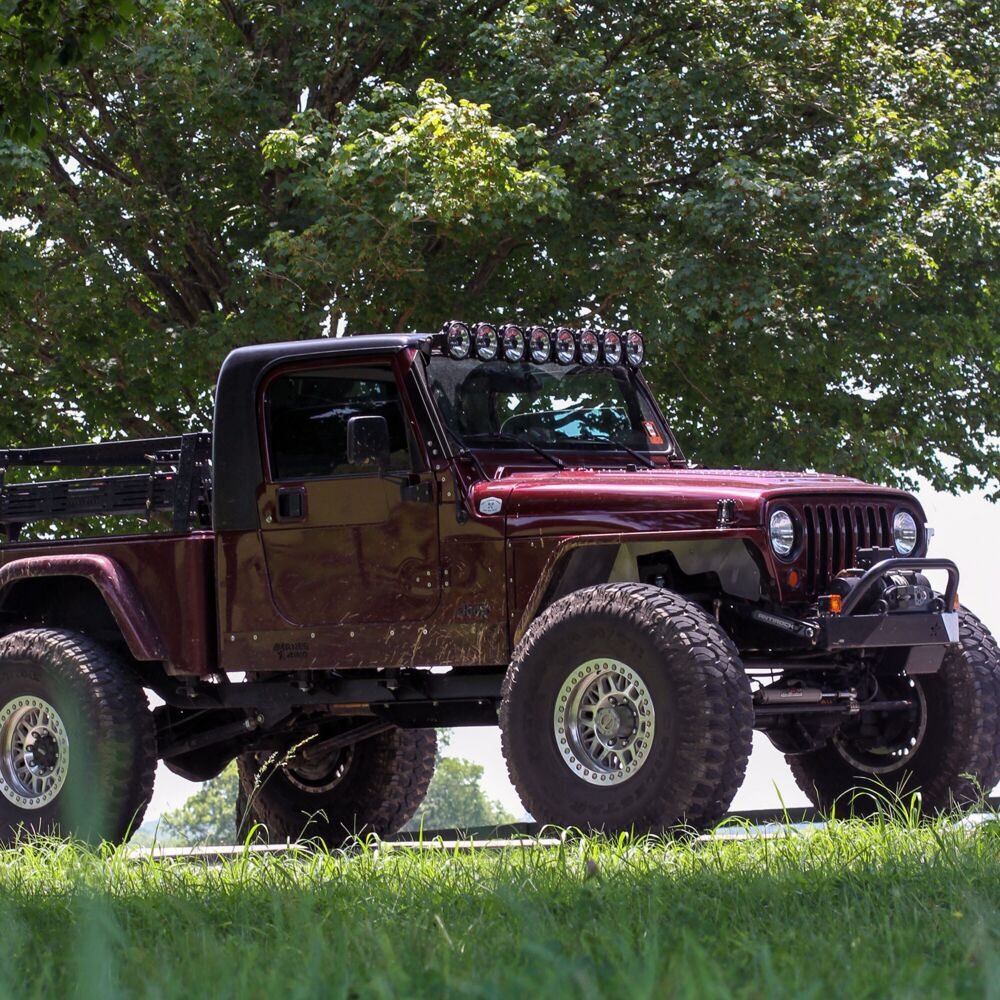 KC HiLiTES Gravity Titan Overhead Light Bar Kit for 1997-2006 Jeep Wrangler TJ