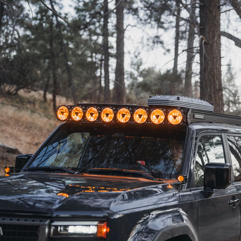 KC HiLiTES Platform One Roof Rack with 360° Lighting for 2024-2026 Toyota Land Cruiser