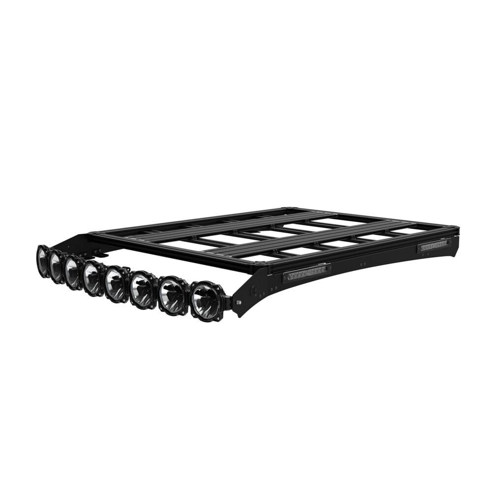KC HiLiTES Platform One Roof Rack with 360° Lighting for 2005-2023 Toyota Tacoma