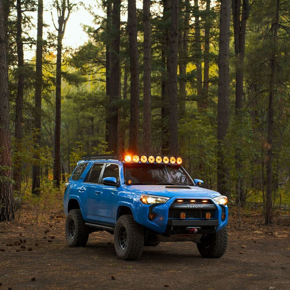 KC HiLiTES Platform One Roof Rack with 360° Lighting for 2010-2024 Toyota 4Runner