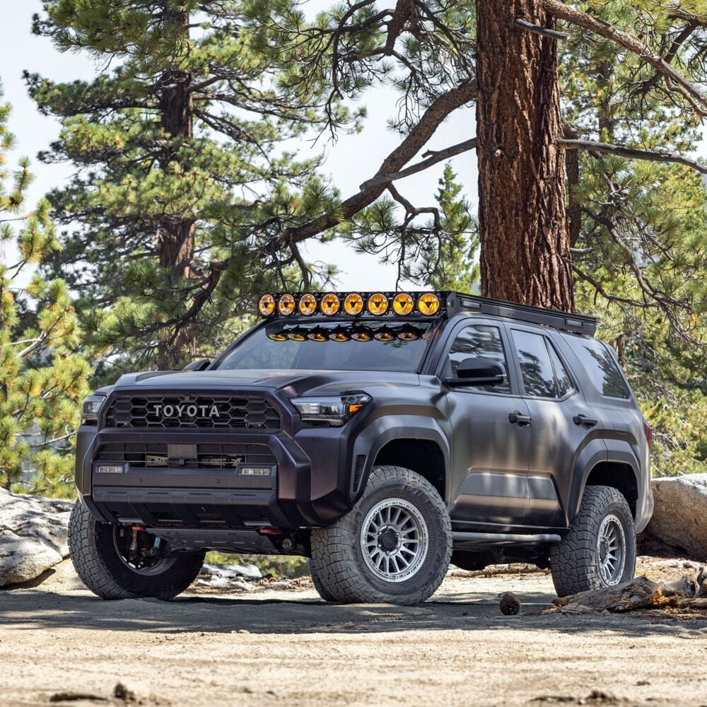KC HiLiTES Platform One Roof Rack with 360° Lighting for 2025-2026 Toyota 4Runner
