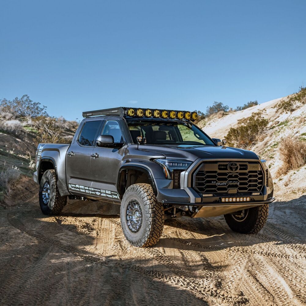 KC HiLiTES Platform One Roof Rack with 360° Lighting for 2022-2026 Toyota Tundra