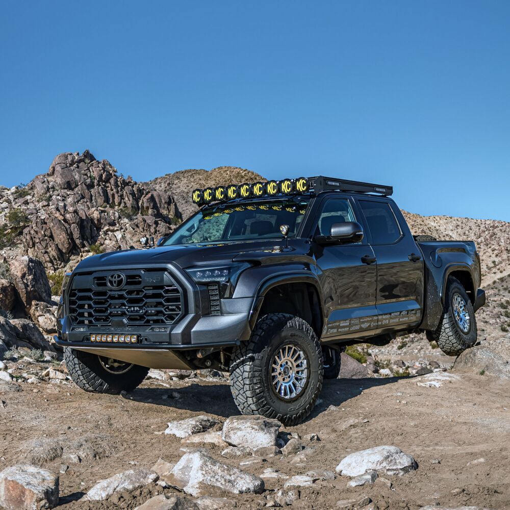 KC HiLiTES Platform One Roof Rack with 360° Lighting for 2022-2026 Toyota Tundra