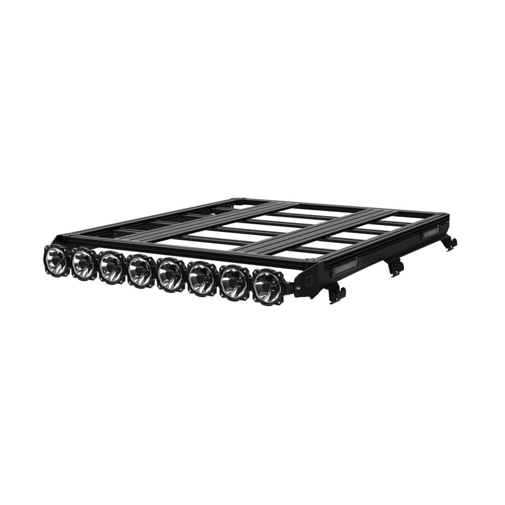 KC HiLiTES Platform One Roof Rack with 360° Lighting for 2020-2026 Jeep Gladiator JT