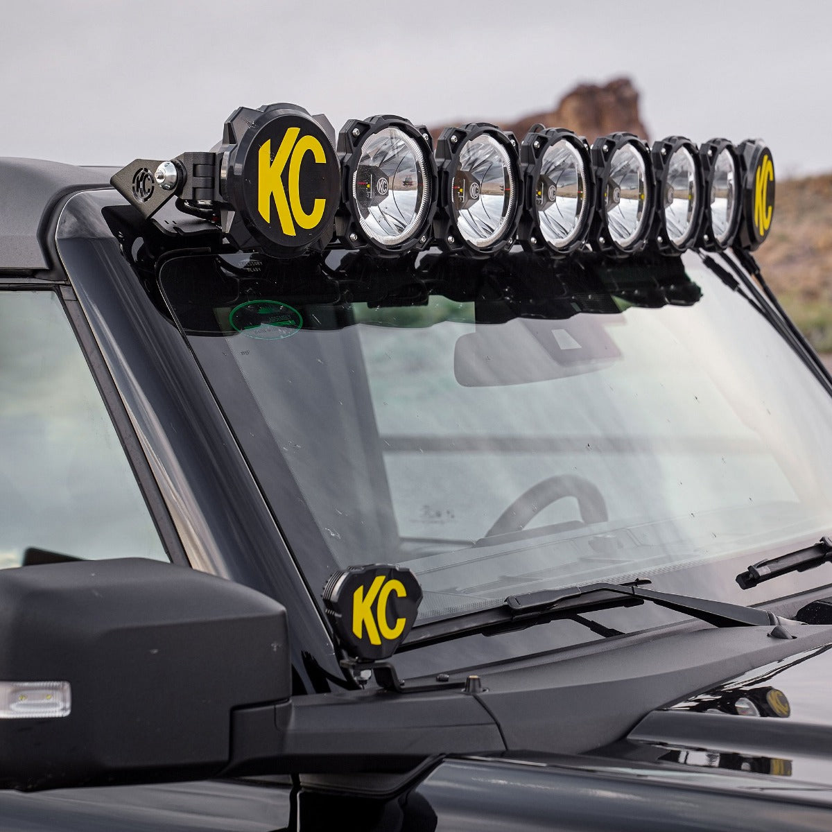KC HiLiTES A-Pillar / Ditch Light Kit for Ford Bronco