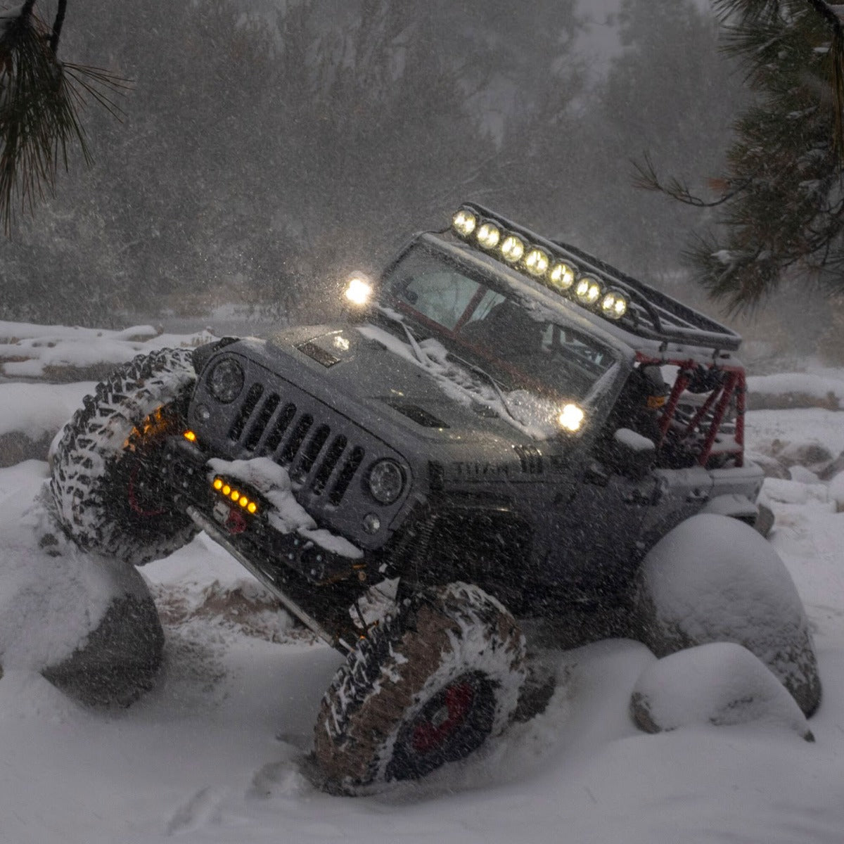 KC HiLiTES Ditch Light Kit for 2007-2018 Jeep Wrangler JK