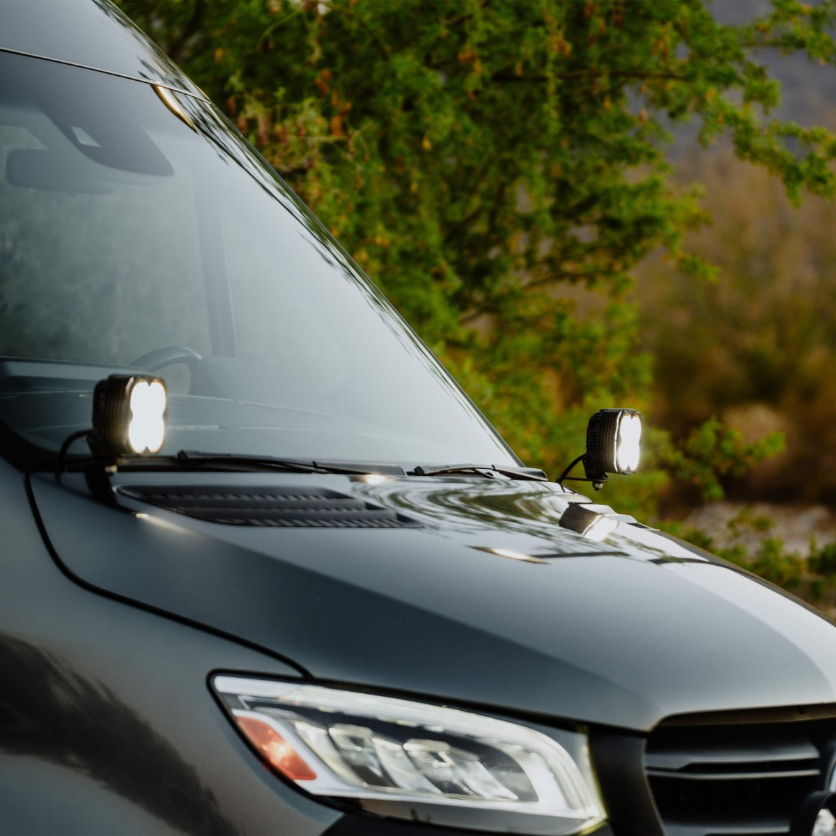KC HiLiTES A-Pillar / Ditch Light Kit for Mercedes Sprinter Van