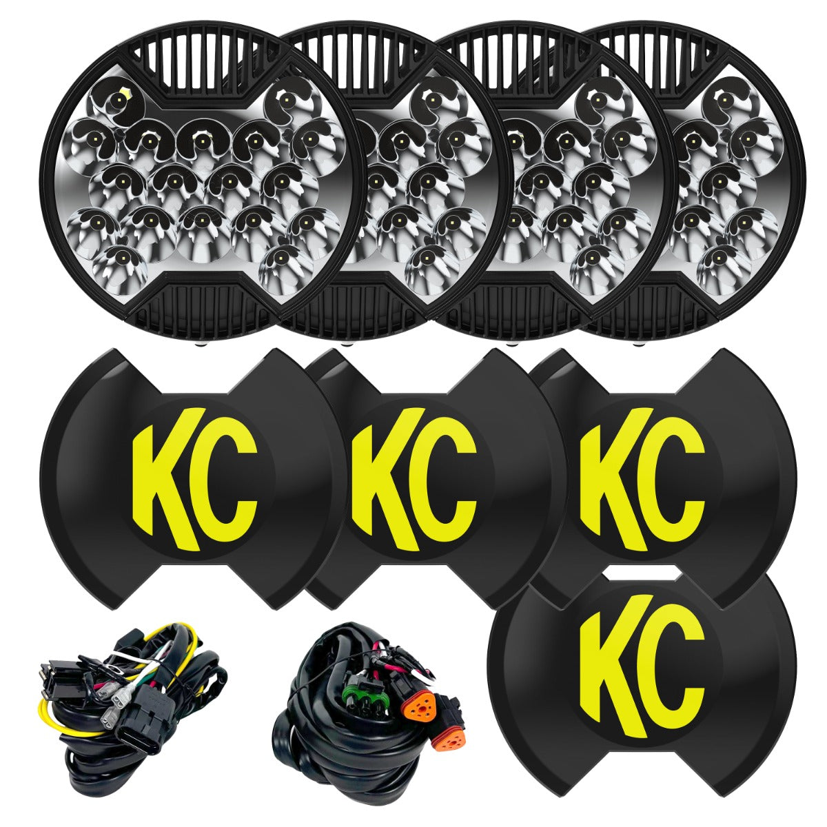 KC HiLiTES SlimLite 8" Bumper Light Kit for 2019+ RAM 2500/3500 / Power Wagon