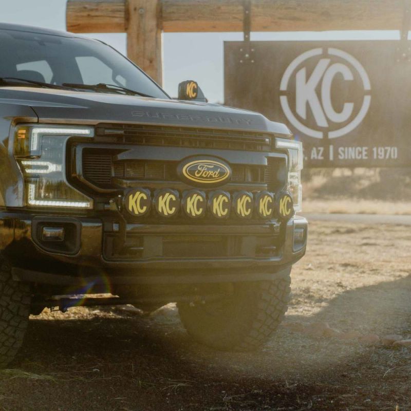 KC HiLiTES Gravity LED Bumper Light Bar Kit for Ford Super Duty