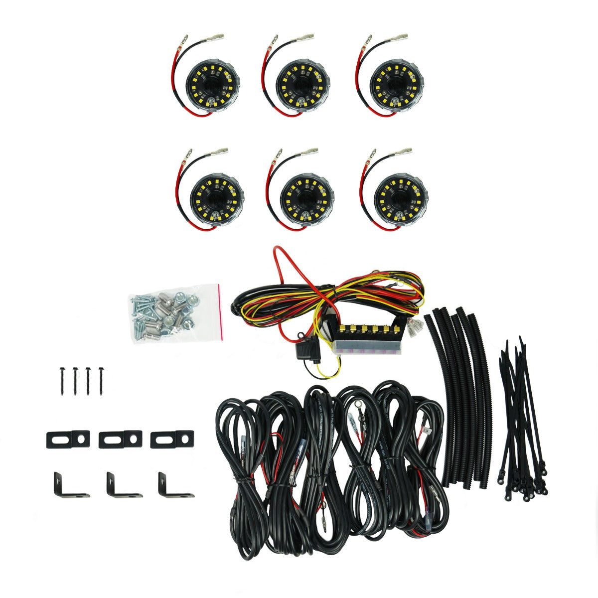 KC HiLiTES Cyclone LED Engine Tray Light Kit for 2024-2025 Toyota Tacoma / Land Cruiser